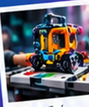 LEGO robotik tasarım konsept görseli